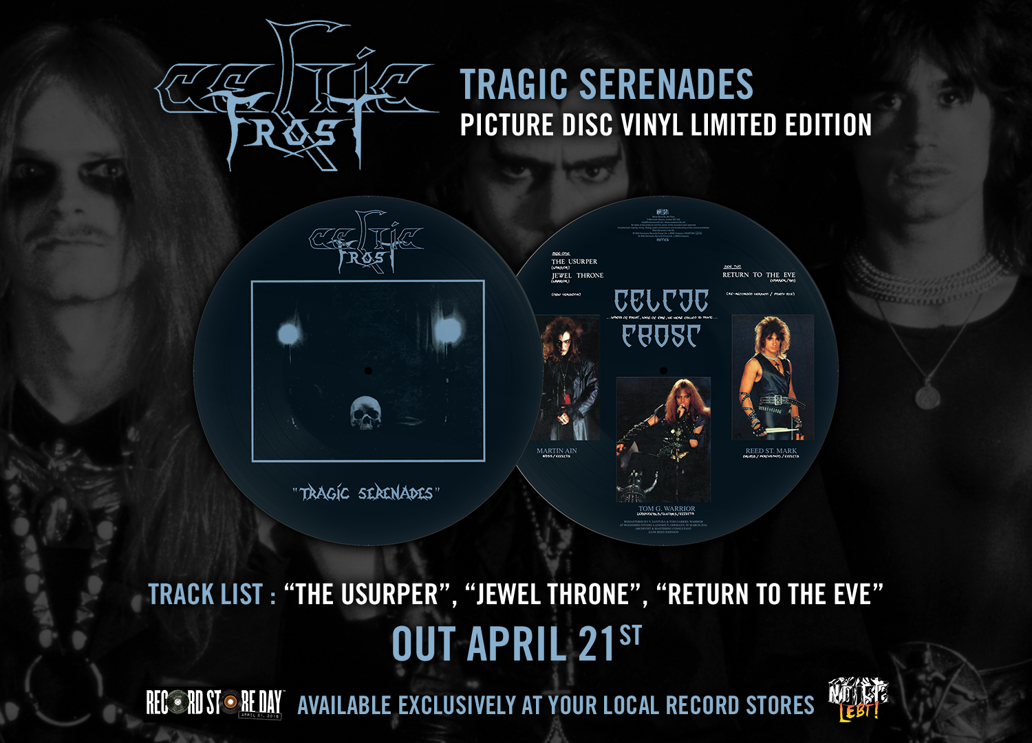 Celtic Frost - Tragic Serenades 2018 RSD Picture Disc